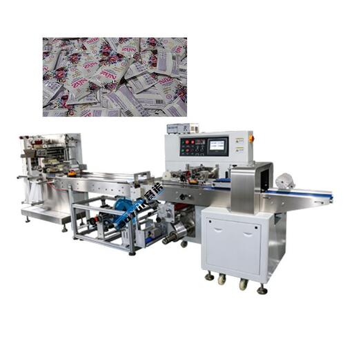 10-20 Piece Portable Wet Wipes Membuat Packing Line