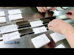 Tekanan Udara 0,6MPa Side-Sealing Encasing Packager dengan Sistem Kontrol PLC