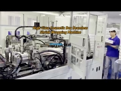 Produk kotak kelas tinggi mengecilkan mesin pembungkus tanpa jahitan