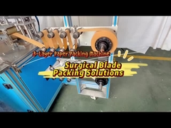 Baris Automatic Feeding Blades Bedah Mesin Pengemasan Individu Kecepatan 60 kantong/menit
