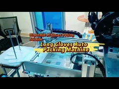 Kemasan Otomatis Lipat Dan Mesin Penyegelan Rumah Tangga Sarung Tangan PE Panjang 1 Paket Pasangan