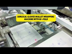 Mesin Pembungkus Dalaman Sarung Tangan Bedah Tipe Dompet Dengan Lipat Ganda