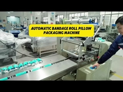 Mesin Pengemas Bantal Penghitung Individu Rotary Up 220V Perban Roll