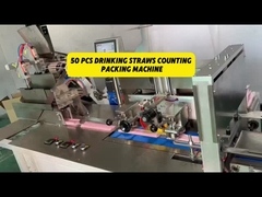 Mesin Penghitung dan Pengemas Otomatis Sedotan Susu Kedelai 50 Buah 220V 3KW
