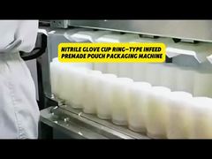 Nitrile Gloves 1 Pair Bag Automatic Filling Sealing Machine Mesin Pengemasan Kantong Pra-dibuat