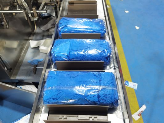 Mesin Karton Otomatis 50Hz Kotak Sarung Tangan Nitril Multifungsi