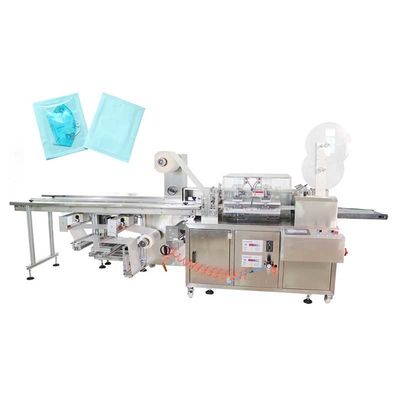 Mesin Pengemas Masker Wajah Anak N95 5.5KW 4 Mesin Pengemas Segel Samping