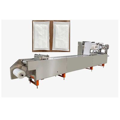 Mesin Pengemas Sisi Masker Medis Film PE SN-420D 14.5KW