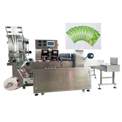 3.8KW Mesin Pengemas Tisu Basah 650KG Jalur Pengepakan Non Woven