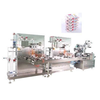 220V / 50Hz Tas Kecil Mesin Pengemas Tisu Basah Otomatis Mekanis