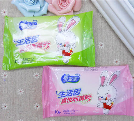 220V / 50Hz Tas Kecil Mesin Pengemas Tisu Basah Otomatis Mekanis