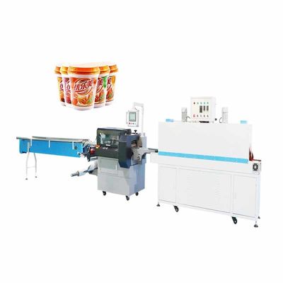 Mesin Pembungkus Cangkir Teh Susu ODM / Mesin Pengemas 220V 5.5KW