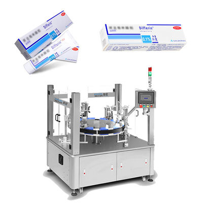 Mesin Cartoning Otomatis Vertikal Rotary Delicate Gel Medis