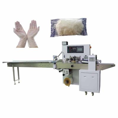 Mesin Packing Otomatis 2.8KW Film CPE Otomatis Mesin Bagging Sarung Tangan PVC