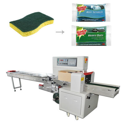 Mesin Pembungkus Bantal 220v Mesin Pembungkus Aliran Horizontal Kecil