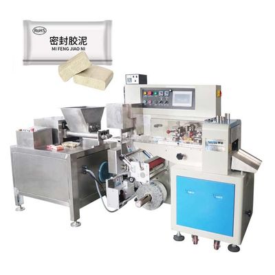 Mesin Packing Otomatis 220V Extruding Cutting Sealing Plugging Mud