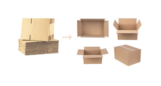 Mudah Dioperasikan Auto Case Erector Automatic Vertical Packing Machine