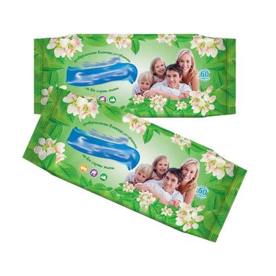 2.2KW 800KG Baby Wipe Packing Machine Untuk Kemasan Plastik 30-120 Potongan