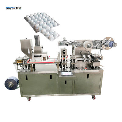 380V Thailand Alcohol Cotton Ball Blister Packing Machine Tipe pelat datar