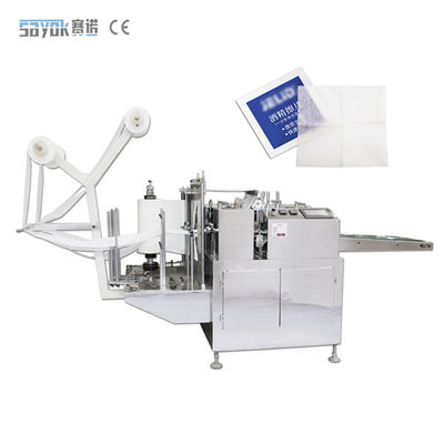 5KW 360/menit Mesin Membuat Alcohol Swab Dengan Alcohol Prep Pads Packing Machinery CE