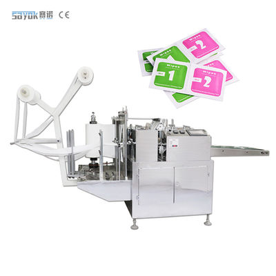 Mesin Pembuat Alcohol Pad Otomatis Alcohol Pad Packers Paket Peralatan 220v 50hz