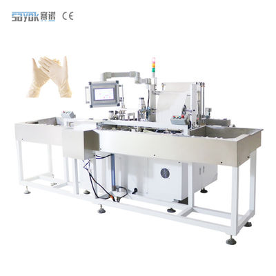 Mesin Pengemasan Sarung Tangan Dalam 26 Pasangan / Min Sarung Tangan Bedah Packing Line