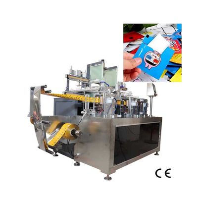 40g Single Shiny PE Gloves Packing Machine Operasi Ramping Otomatis