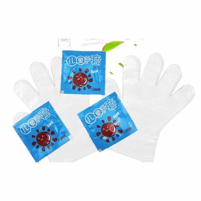 40g Single Shiny PE Gloves Packing Machine Operasi Ramping Otomatis