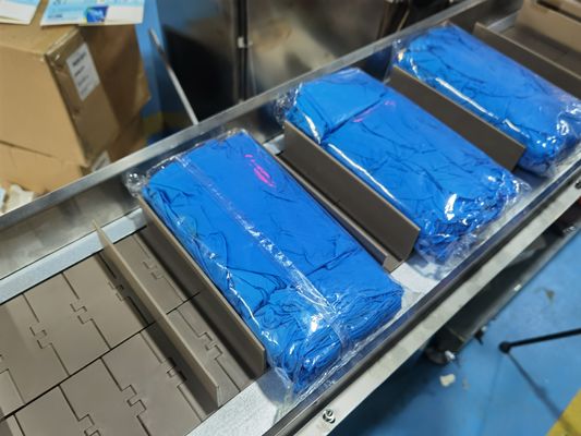 Mesin Pengemasan Sarung Tangan Otomatis Untuk 100 PC Kotak Karton 50Hz 60Hz Frekuensi