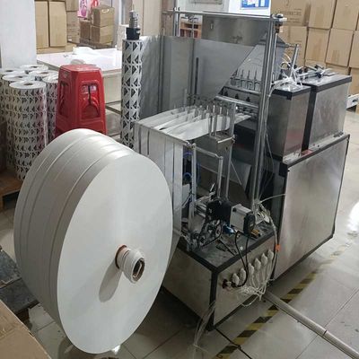 Paper AL Composite Film Four Side Sealing Packing Machine dengan Slitting Alcohol Pre Pads Sealing Packing Equipment