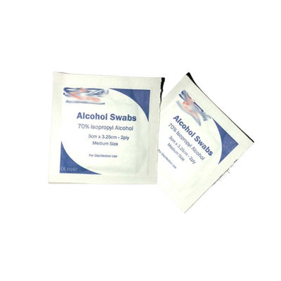 Automatic Counting Spacing Alcohol Prep Pad Packing Machine Kontrol PID yang terpisah