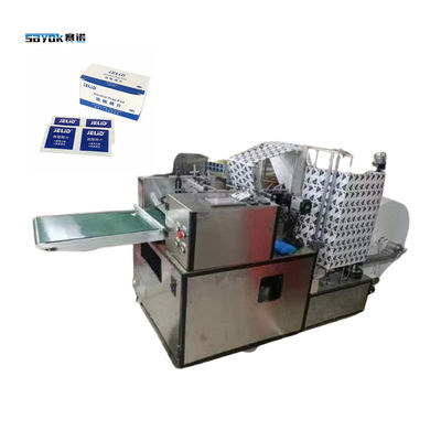 Pompa Dose Cairan Pengisian Alkohol Swabs Mesin Pengemasan Prep Pad pembuatan mesin