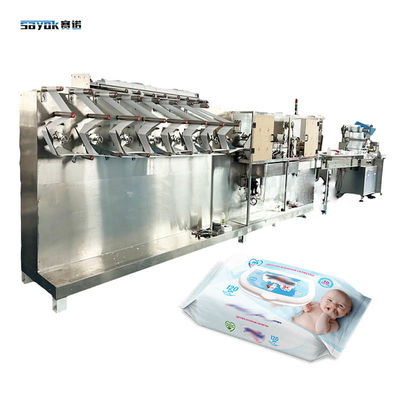 Servo Driven Stacking System Big Pack Baby Wipes Machine Automatic Packaging Line Mesin Pengemasan Otomatis