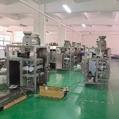 Plexiglass Safety Door Mesin Pengemasan Otomatis 10 Baris Untuk 2-5g Green Tea Powder