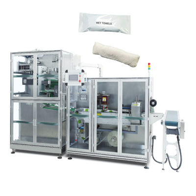 380V 50Hz Wet Towel Folding Slitting Packing Machine Automatic Towel Roll Packaging Line Mesin Pengemasan Towel Roll