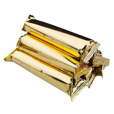 Servo Control 220V 50Hz Mesin Pengemasan Bantal Film Logam Disesuaikan Untuk Termal Paper Besar Dia Rolls