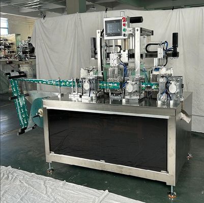 220V 50HZ 3KW Low Voltage Servo Control PE Sarung Tangan Mesin Pengemasan Lipat Otomatis 4 sisi Seal