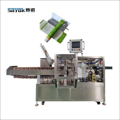 Mesin Karton Otomatis Daya Motor 0.75 KW Dengan Sistem Kontrol Komputer Penuh PLC Impor Untuk Produk Kecantikan